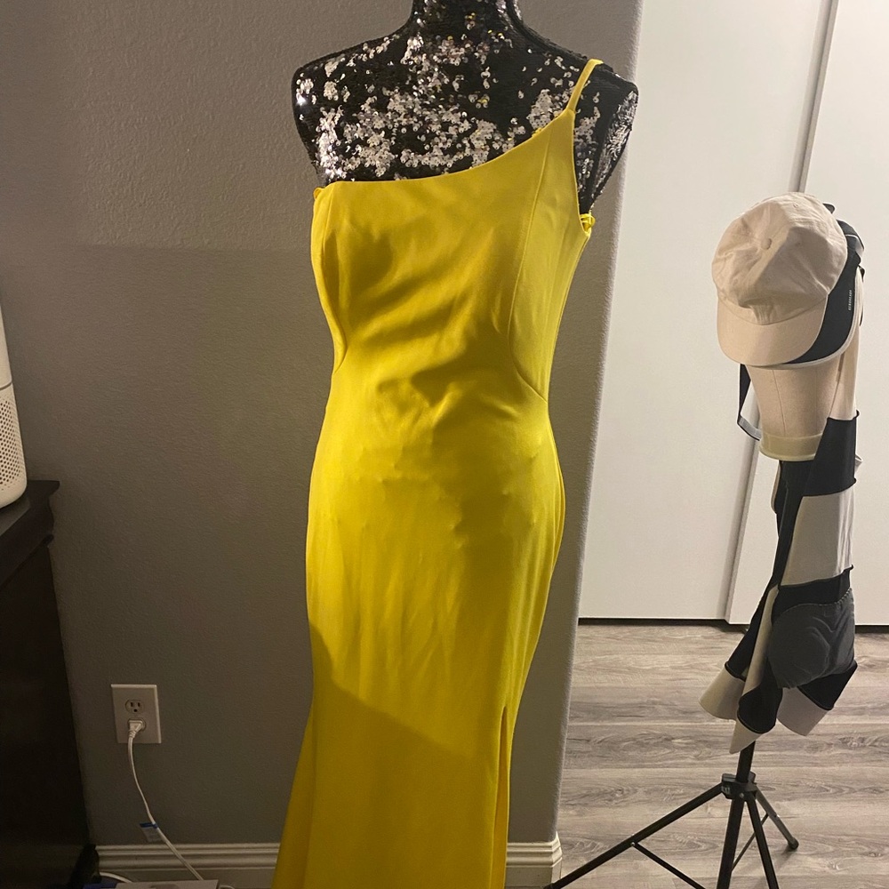 La Femme Yellow Dress